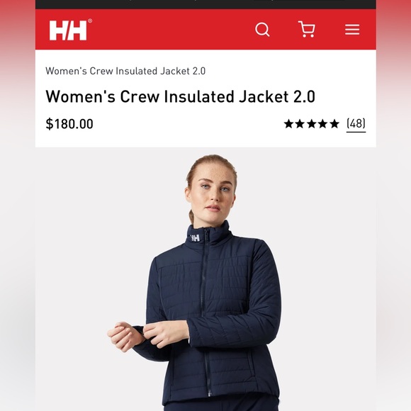 Helly Hansen Jackets & Blazers - Helly Hansen women’s jacket size M

Women’s Crew Insulator Jacket 2.0
